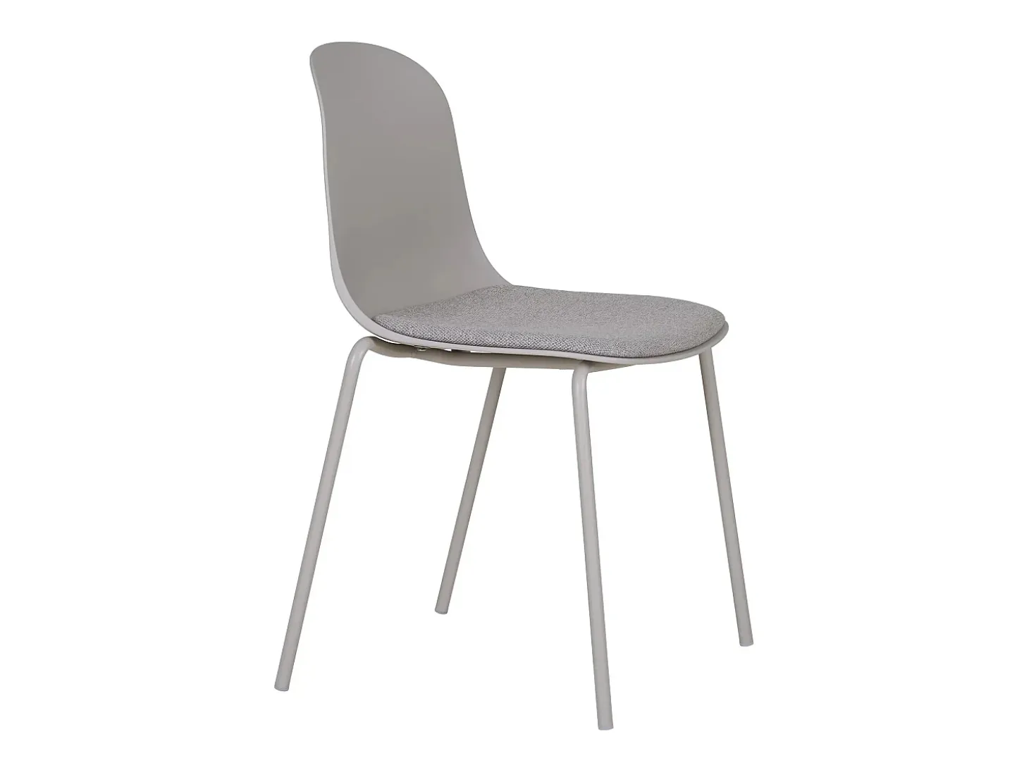 Set van 2 MADALENA stoelen – Grijs of Zwart-Color Gris