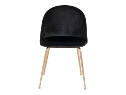 Set van 2 PINOZ fluwelen stoelen – Hedendaagse elegantie-Color Negro
