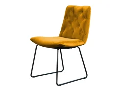Silla - amarillo terciopelo - CHARME