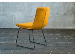 Silla - amarillo terciopelo - CHARME