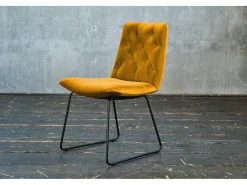 Silla - amarillo terciopelo - CHARME