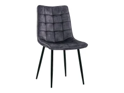 Silla - antracita terciopelo - CLARA