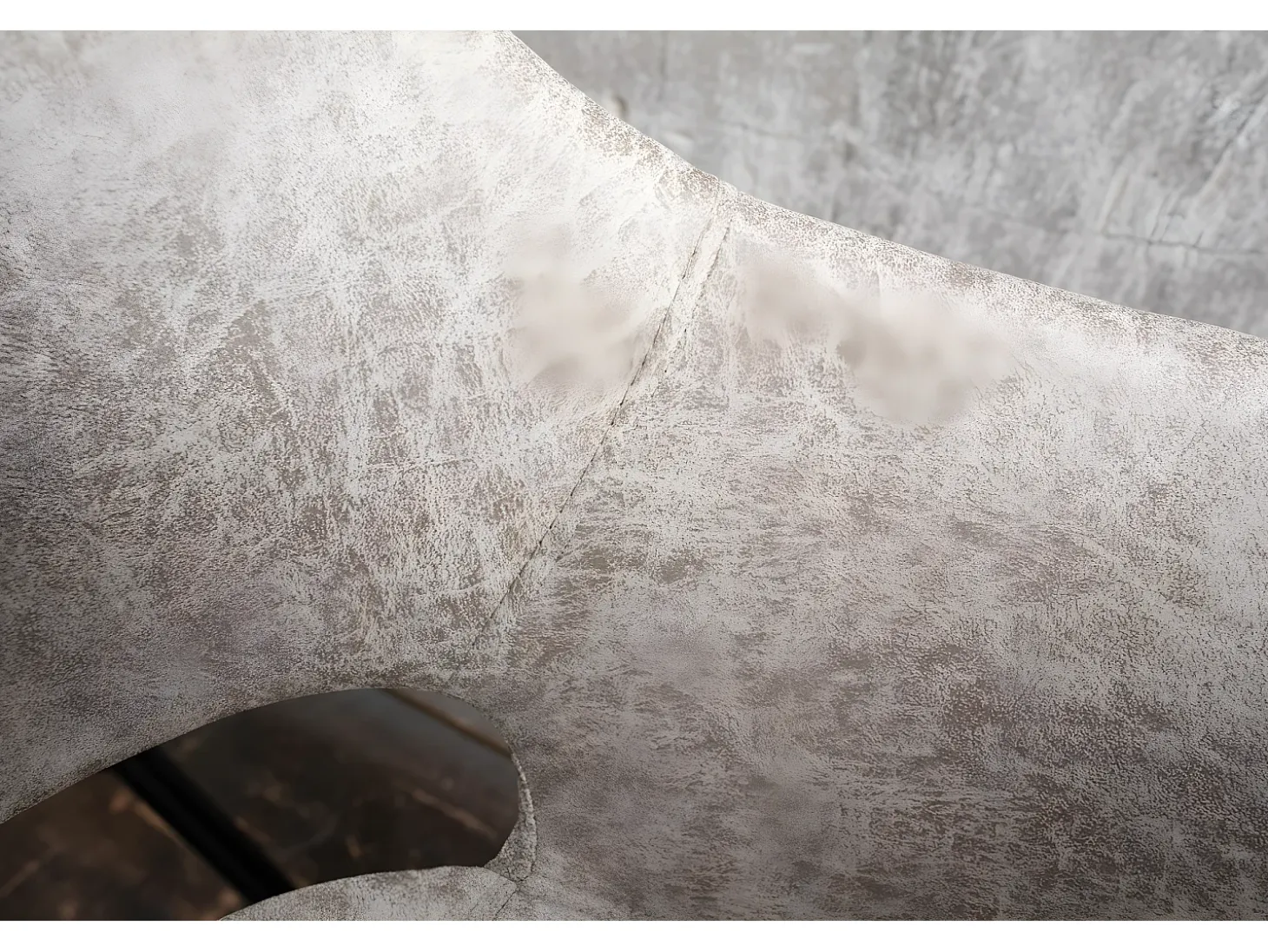 Silla - blanco crema microfibra - ZAJA