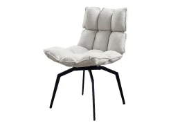 Silla - blanco tela tejida - BARO