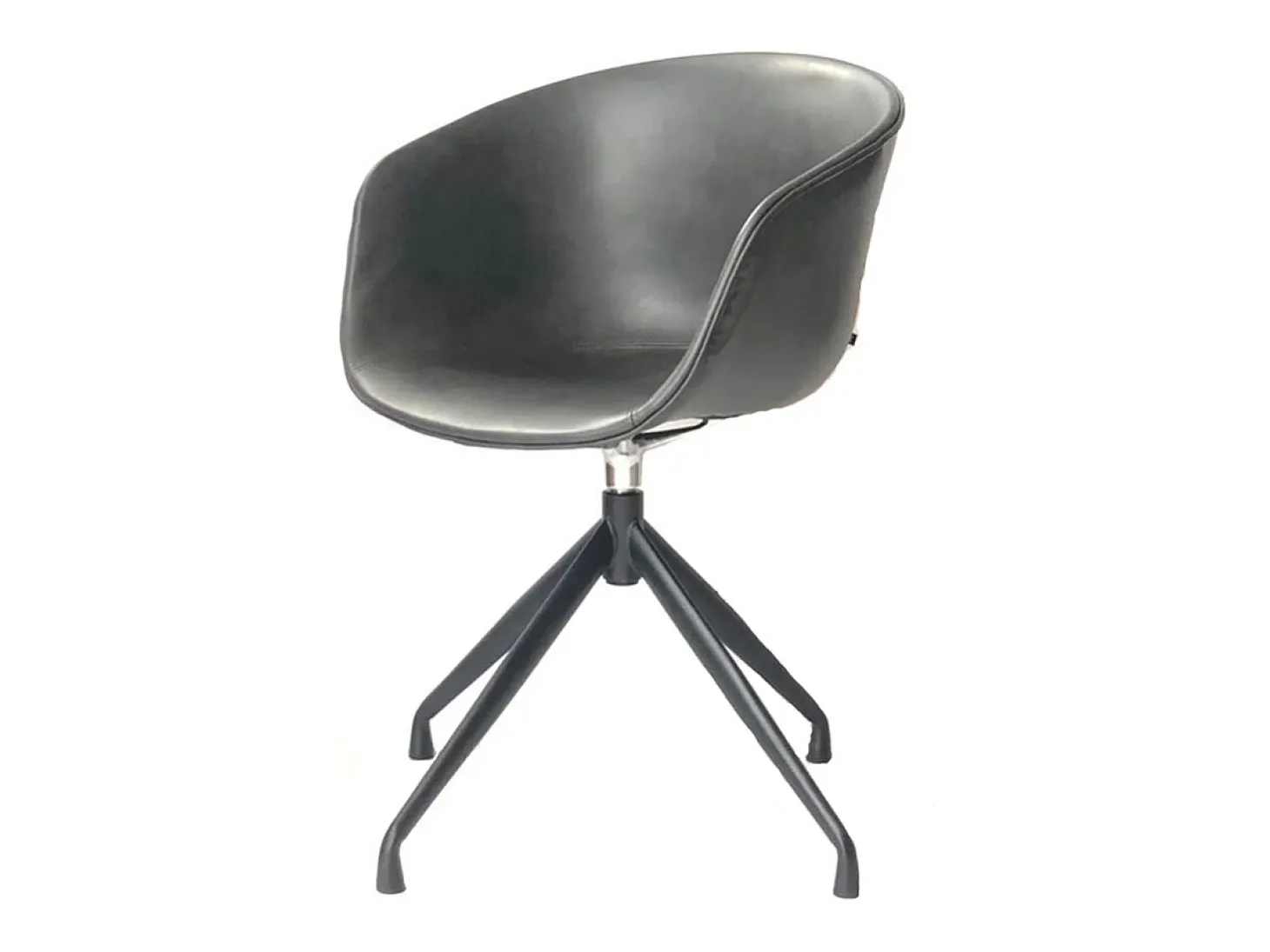 Silla - Gris cuero sintético - DANI