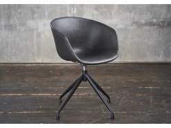 Silla - Gris cuero sintético - DANI