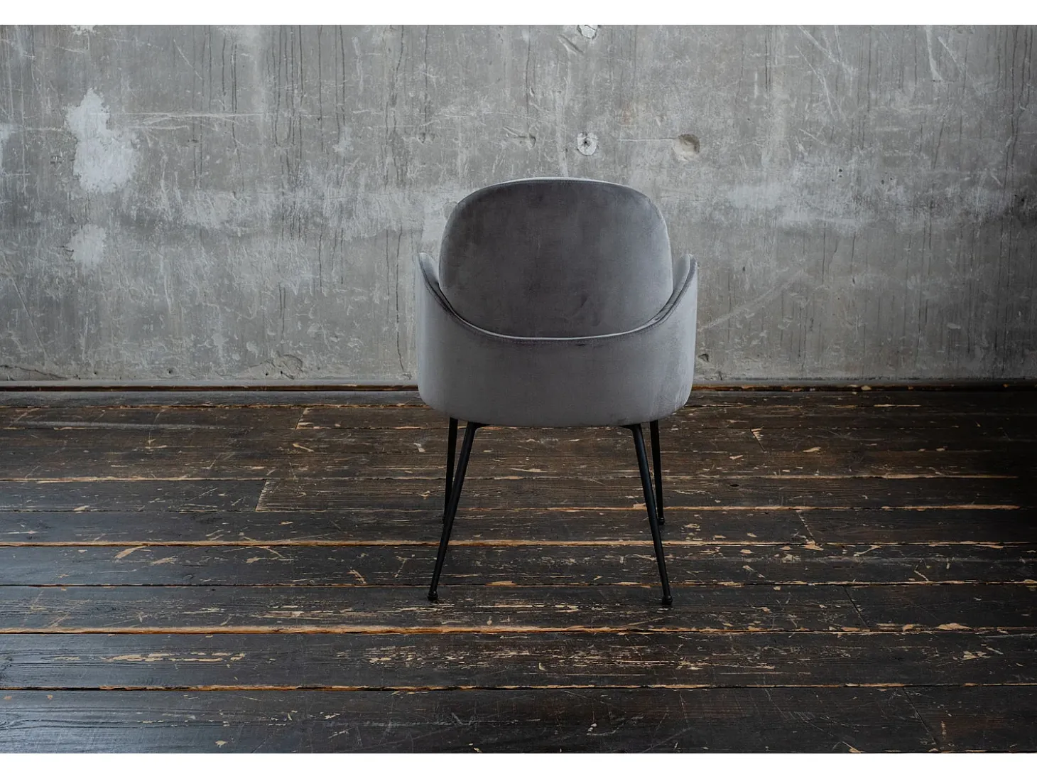 Silla - Gris terciopelo - DEON