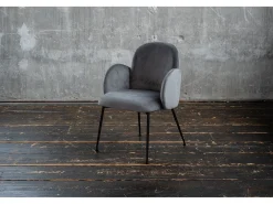 Silla - Gris terciopelo - DEON
