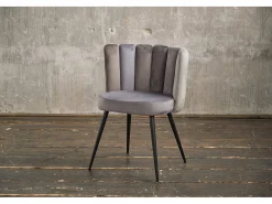 silla - Gris terciopelo - JADA