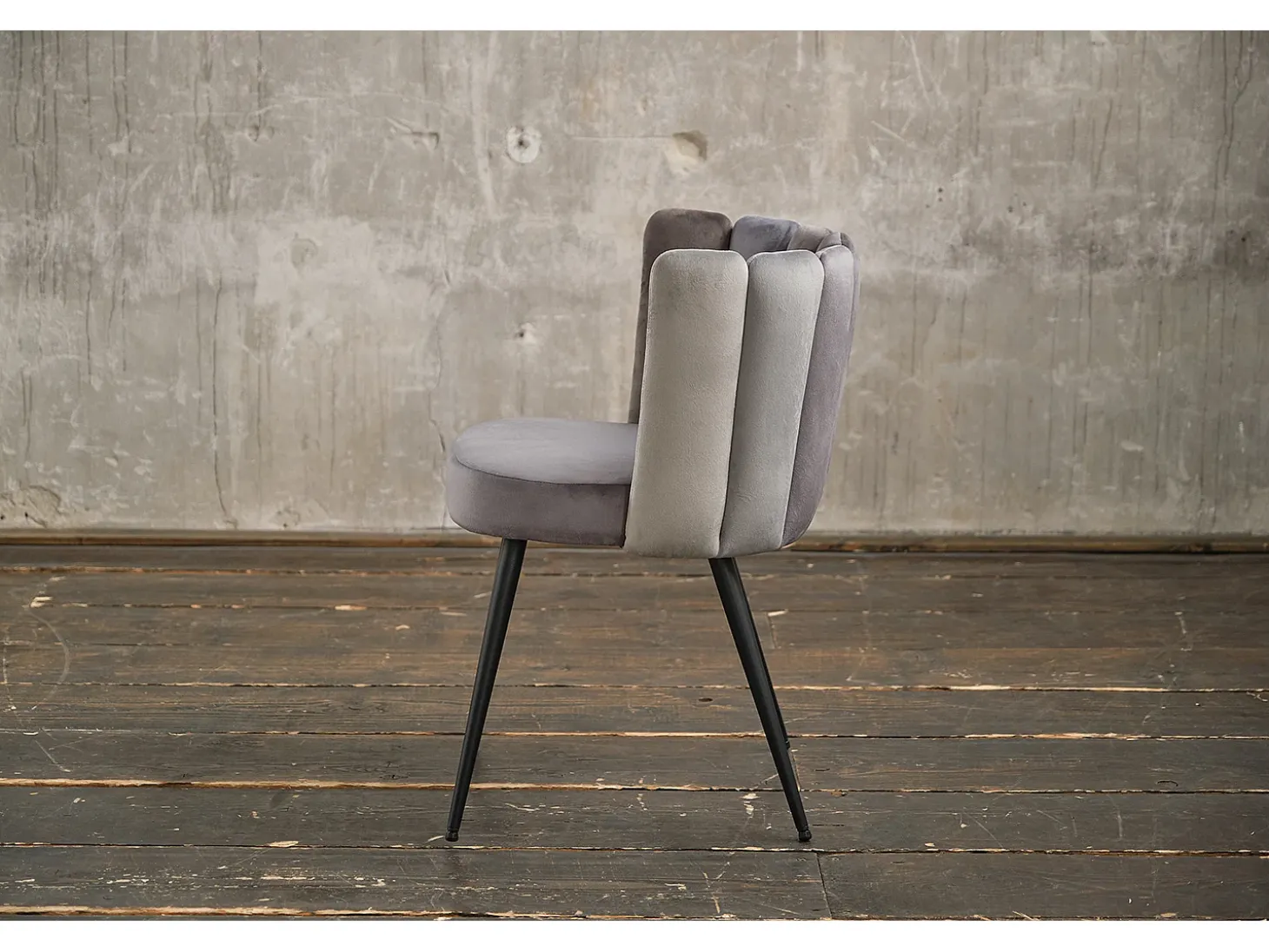 silla - Gris terciopelo - JADA