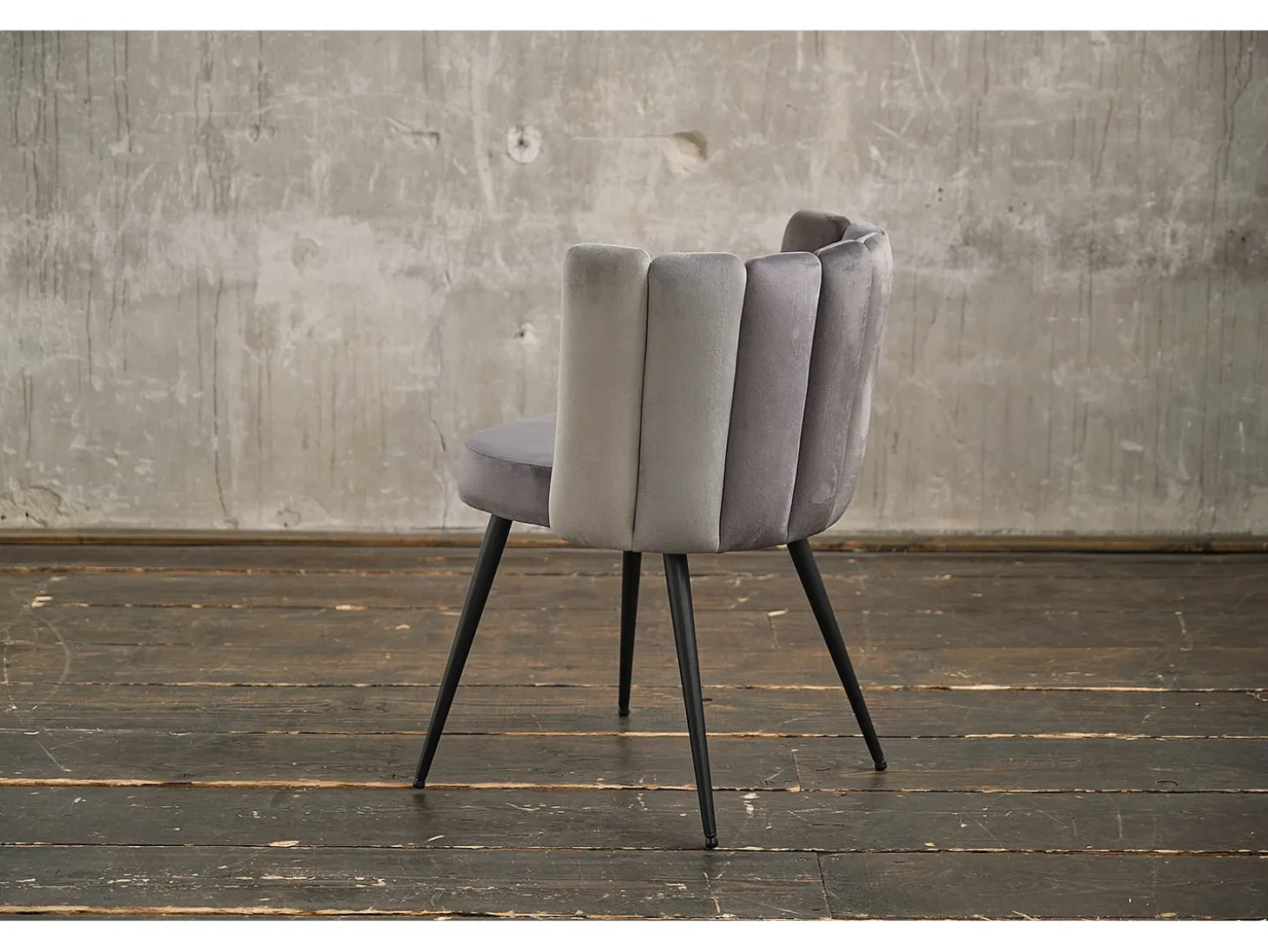 silla - Gris terciopelo - JADA