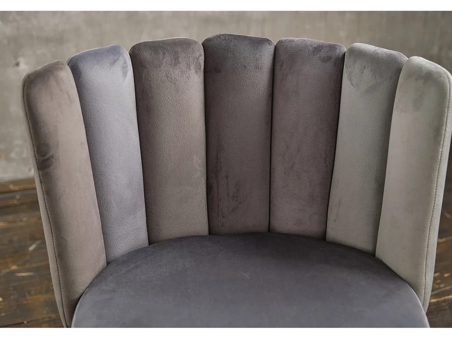 silla - Gris terciopelo - JADA