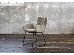 Silla - Gris terciopelo - NEW CHARME