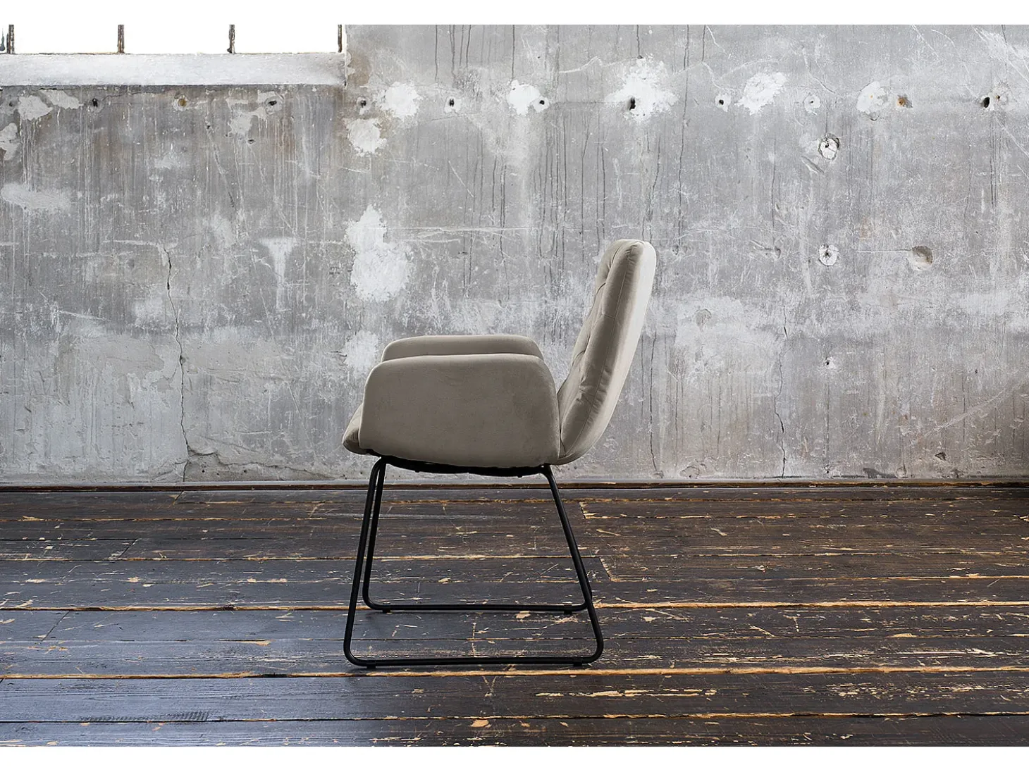 Silla - Gris terciopelo - NEW CHARME