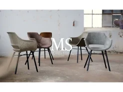 Silla - marrón microfibra - ZAJA