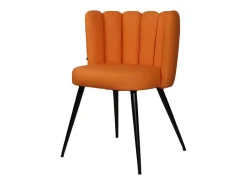 silla - naranja cuero sintético - JADA
