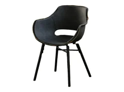 Silla - Negro piel - ZAJA