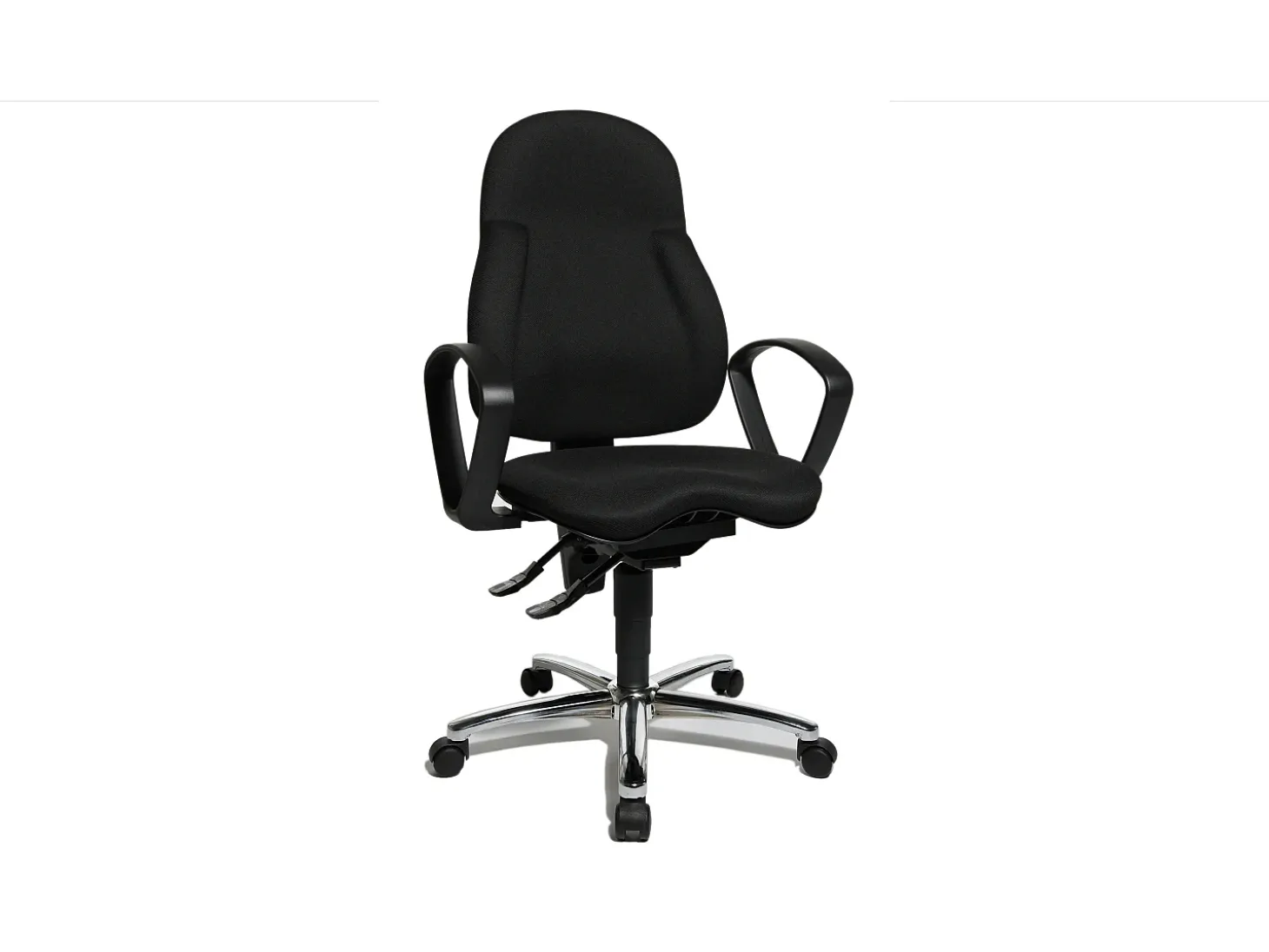 silla - Negro plástico - 64 x 64 cm - TINO