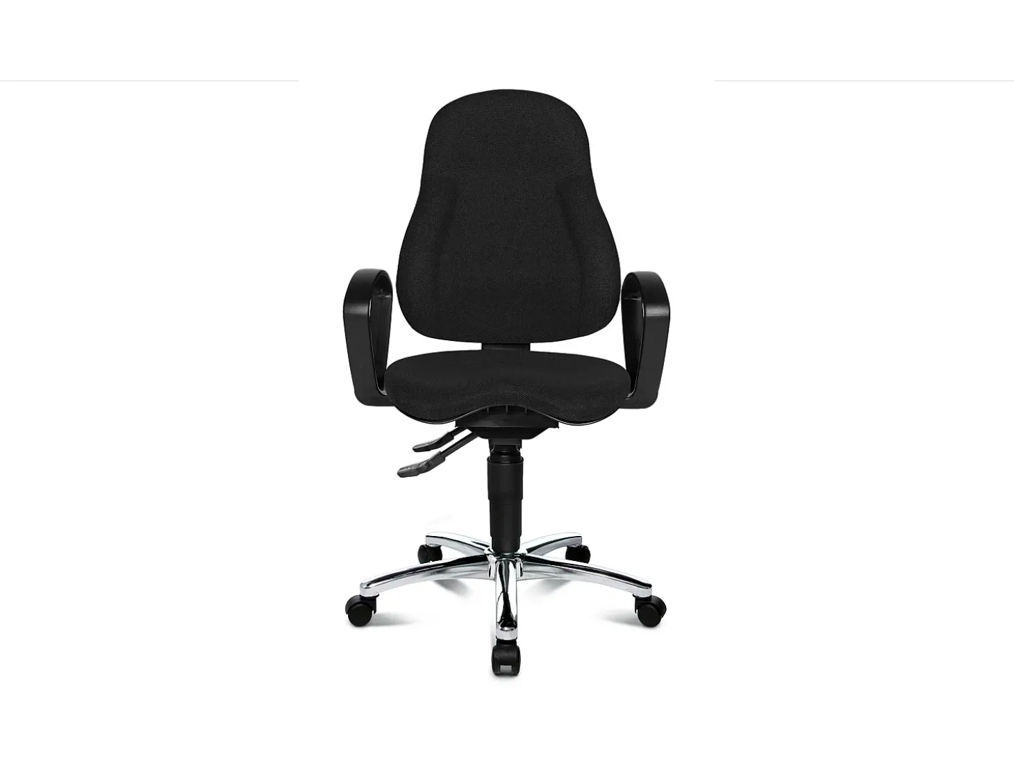 silla - Negro plástico - 64 x 64 cm - TINO