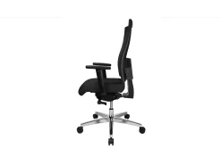 silla - Negro plástico - 70 x 70 cm - TOBI
