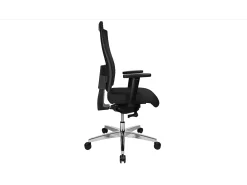 silla - Negro plástico - 70 x 70 cm - TOBI