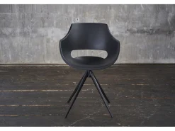 Silla - Negro plástico - ZAJA