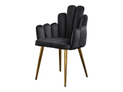 Silla - Negro terciopelo - FREJA