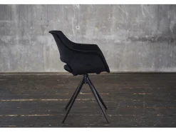 Silla - Negro terciopelo - ZAJA