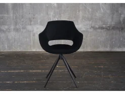 Silla - Negro terciopelo - ZAJA