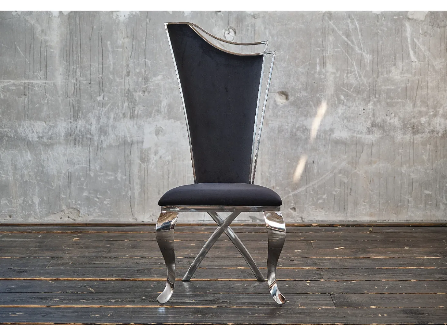 silla - Negro terciopelo - AMALIA
