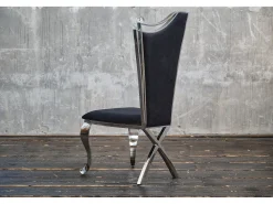silla - Negro terciopelo - AMALIA