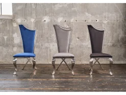 silla - Negro terciopelo - AMALIA