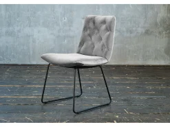 Silla - plata terciopelo - CHARME