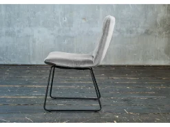 Silla - plata terciopelo - CHARME