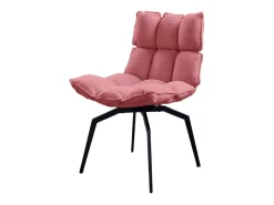 Silla - Rosa tela tejida - BARO