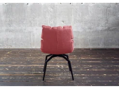 Silla - Rosa tela tejida - BARO
