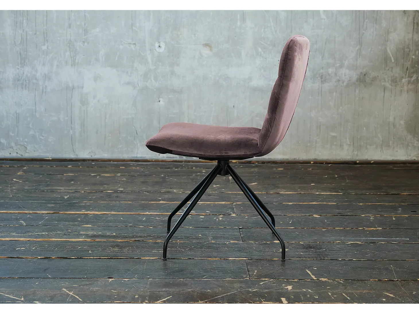 Silla - Rosado terciopelo - CHARME