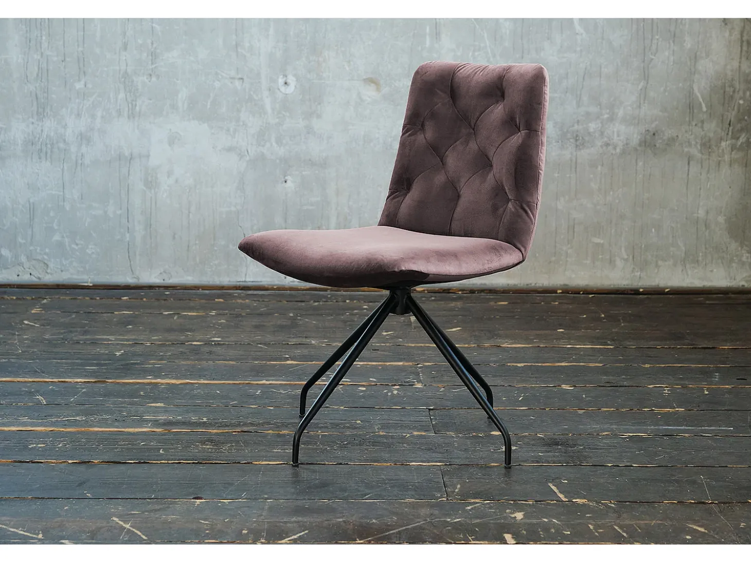 Silla - Rosado terciopelo - CHARME