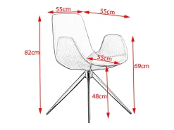 Silla - Verde cuero sintético - QUEN