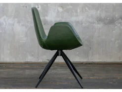 Silla - Verde cuero sintético - QUEN