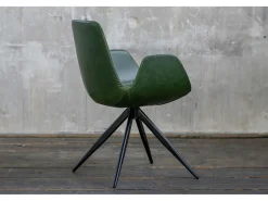 Silla - Verde cuero sintético - QUEN