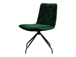 Silla - verde esmeralda terciopelo - CHARME