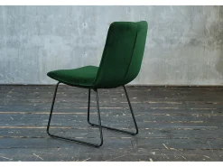 Silla - verde esmeralda terciopelo - CHARME