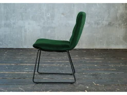 Silla - verde esmeralda terciopelo - CHARME