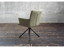 Silla - verde oscuro terciopelo - KYRA