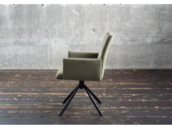 Silla - verde oscuro terciopelo - KYRA