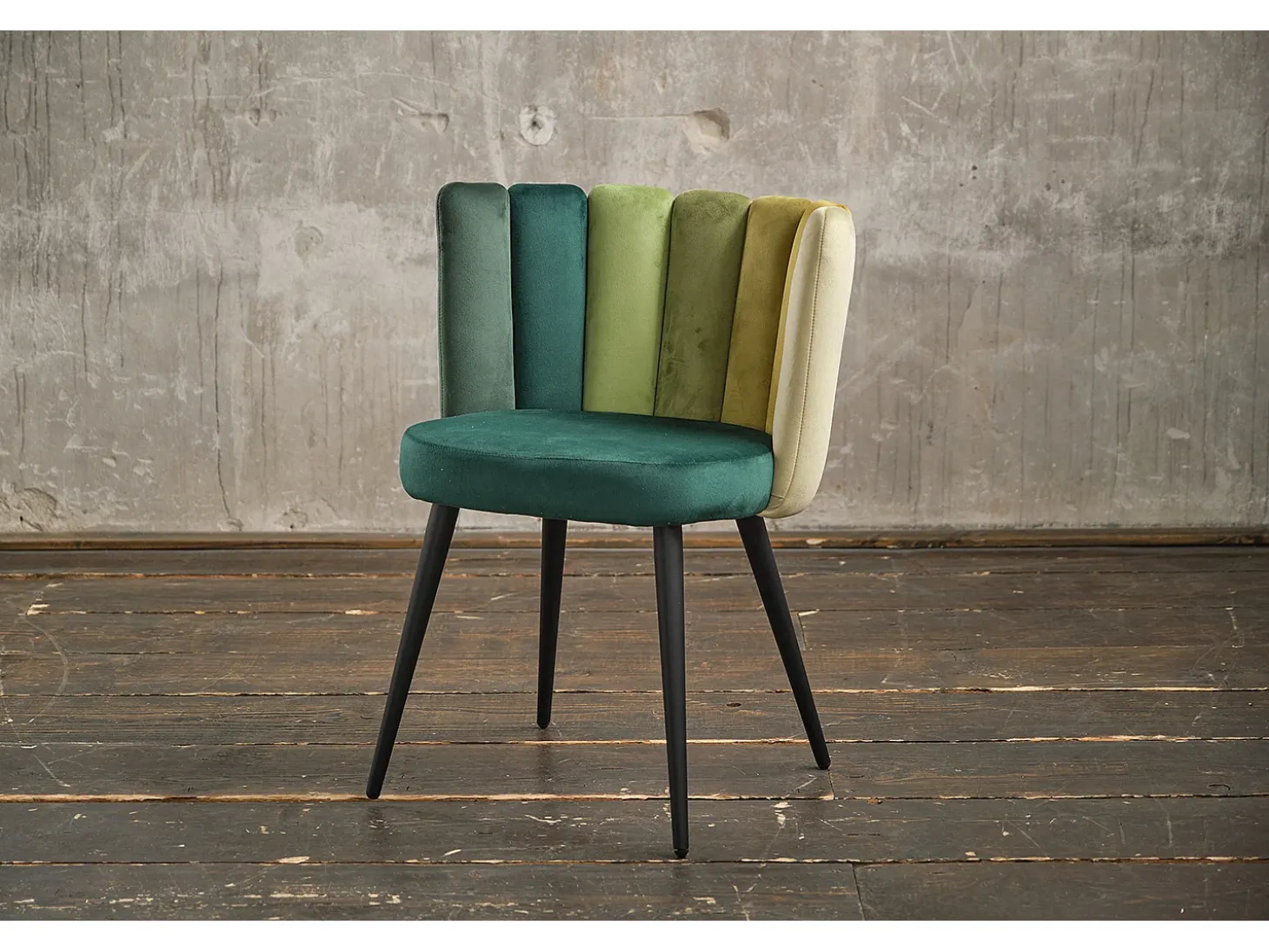silla - Verde terciopelo - JADA