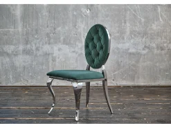 silla - Verde terciopelo - LINDA
