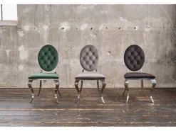 silla - Verde terciopelo - LINDA