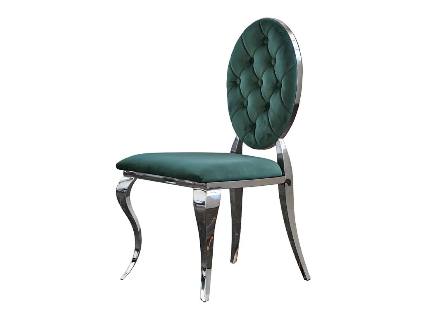 silla - Verde terciopelo - LINDA